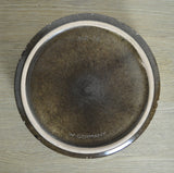 Mid-Century Modern Plant Stand with Ceramic Dish by Scheurich