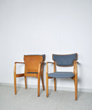 Portex armchairs designed by Peter Hvidt & Orla Mølgaard-Nielsen