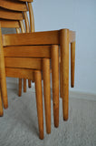 Portex stackable chairs designed by Peter Hvidt & Orla Mølgaard-Nielsen