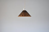 Vintage Scandinavian Rattan Pendant, 1960s