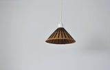 Vintage Scandinavian Rattan Pendant, 1960s