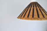 Vintage Scandinavian Rattan Pendant, 1960s