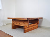 Roland Wilhelmsson Solid Pine Coffee Table, Sweden, 1970s