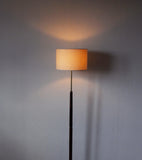 Mid-Century Modern Danish Rosewood Floor Lamp with Brass Details, 1960s