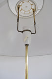 Mid-Century Modern Danish Rosewood Floor Lamp with brass details, 1960s