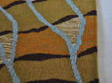 Mid-Century Modern Handwoven Scandinavian Wall Tapestry in earth colours 