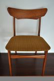 Danish modern teak dining chairs by Schiønning & Elgaard, set of 2