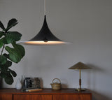 Black Semi Lamp - sharp, clean lines and a geometric shape