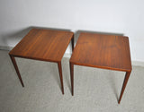 Severin Hansen Side Tables by Haslev Møbelsnedkeri in Denmark