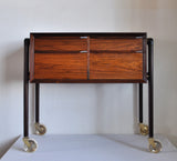 Scandinavian Modern Danish Rosewood Sewing Table, 1960s