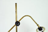 Modern Brass Floor Lamp with adjustable arm and head, 1970s.