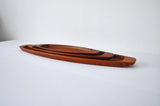 Three Solid Teak Trays by Skjøde Skjern, Denmark, 1960s