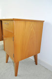 Childs Executive Desk in Ash with Bowed Top, 1950s