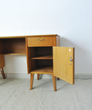 Childs Executive Desk in Ash with Bowed Top, 1950s