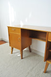 Childs Executive Desk in Ash with Bowed Top, 1950s