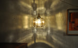  Danish vintage coloured glass pendant