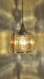  Danish vintage coloured glass pendant