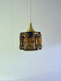  Danish vintage coloured glass pendant