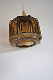  Danish vintage coloured glass pendant
