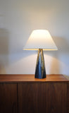 Large ceramic table lamp by Svend Aage Jensen for Søholm, 1950s