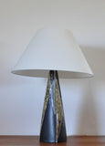 Large ceramic table lamp by Svend Aage Jensen for Søholm, 1950s