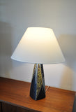 Large ceramic table lamp by Svend Aage Jensen for Søholm, 1950s