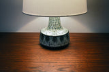 Table lamp by Søholm, Denmark. Amazing glaze, very fine condition.