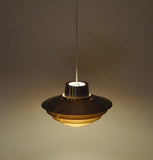 Verona Copper pendant by Sven Middelboe for Nordisk Solar, 1970s