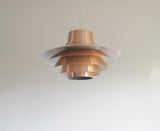 Verona Copper pendant by Sven Middelboe for Nordisk Solar, 1970s