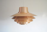 Verona Copper pendant by Sven Middelboe for Nordisk Solar, 1970s