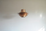 Verona Copper pendant by Sven Middelboe for Nordisk Solar, 1970s