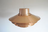 Verona Copper pendant by Sven Middelboe for Nordisk Solar, 1970s