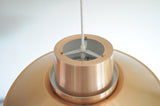Verona Copper pendant by Sven Middelboe for Nordisk Solar, 1970s