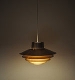 Verona Copper pendant by Sven Middelboe for Nordisk Solar, 1970s