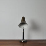 Swedish Patinated Brass Table Lamp, 1950s