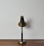 Swedish Patinated Brass Table Lamp, 1950s
