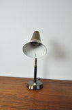Swedish Patinated Brass Table Lamp, 1950s