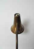 Swedish Patinated Brass Table Lamp, 1950s
