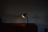 Swedish Patinated Brass Table Lamp, 1950s