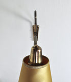 Danish Swing Arm Brass Wall Lamp, 1950s