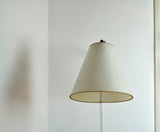 Danish Swing Arm Brass Wall Lamp, 1950s