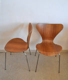 Series 7 Teak Dining Chairs by Arne Jacobsen for Fritz Hansen, 1973, Set of 8
