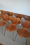 Danish Series 7 Teak Dining Chairs by Arne Jacobsen for Fritz Hansen, 1973, Set of 8