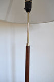 Danish Modern Teak floor lamp with brass details, 1960s