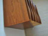 Danish Modern chest of drawers in teak veneer with six drawers
