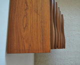 Danish Modern chest of drawers in teak veneer with six drawers