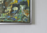 Contemporary Abstract Impressionism painting - The City at the Ocean II
