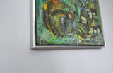 Contemporary Abstract Impressionism painting - The City at the Ocean II