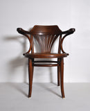 A rare early model nr. 233 Bentwood Armchair manufactured by Thonet in Austria