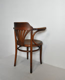 A rare early model nr. 233 Bentwood Armchair manufactured by Thonet in Austria